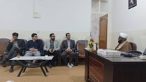 سرپرست شبکه بهداشت درمان شهرستان زرین دشت با امام جمعه دیدار کرد 