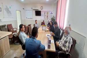 جلسه درون بخشی پویش ملی سلامت دهان و دندان در شبکه بهداشت و درمان شهرستان زرین دشت 
